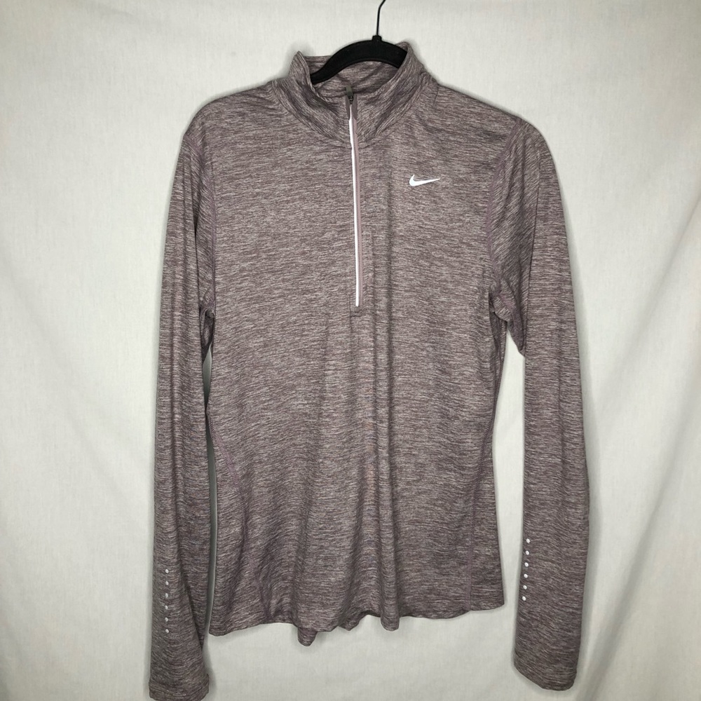 Nike Running Dri-Fit Shirt Color Purple Size M